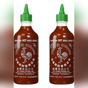 Sriracha Hot Chili Sauce 17oz, pack of 2